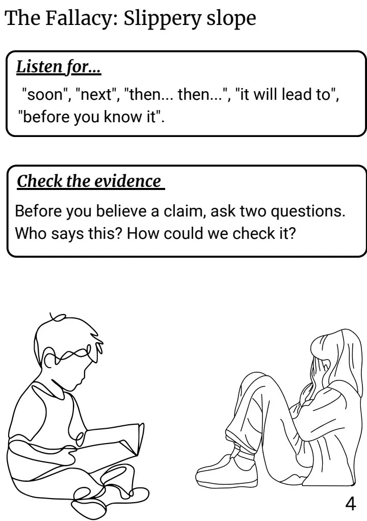الصفحة 4: Listen for… and check the evidence