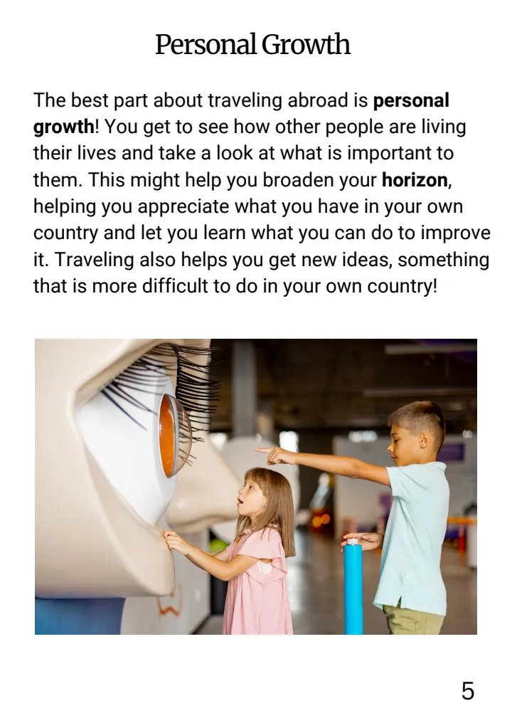 الصفحة 5: Personal growth